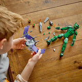 LEGO Marvel Green Goblin-byggefigur, Superskurk bevægeligt byggelegetøj til børn 8+, drenge og piger, Spider-Man-univers sæt med skydere og græskarbomber, Superheltegaveidé 76284 Byggesæt Besuche den LEGO-Store