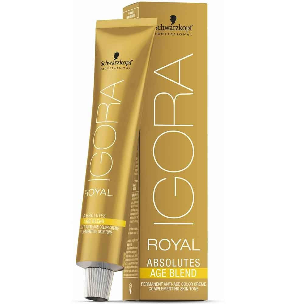 Igora Royal Absolute Age Blend Hårfarve, 7-560 Chokolade Gylden Medium Blond, 60 ml Naty Shop Hårfarve 8-140 Lys Blond Cendré Beige 60 Ml (1 pakke)