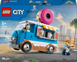 LEGO City Donut Truck - Legetøjsmadvogn med 2 politiminifigurer - Byggelegetøj til drenge og piger på 5+ - Fødselsdags- og feriegaveidé 60452 Byggesæt Besuche den LEGO-Store