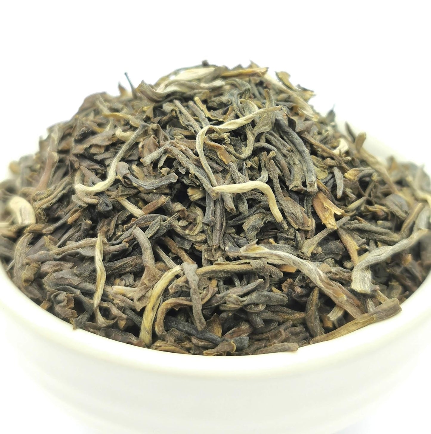 Løs jasminte 100 g, naturligt aromatiseret jasminblomstgrøn te, jasmingrøn te med en udtalt jasminsmag, Teaclub Grøn te