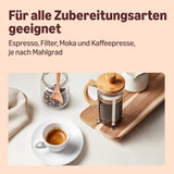 af Amazon Espresso Crema Röstkaffee Ganze Bohnen, 1 kg (2 pakker á 500 g), Rainforest Alliance-Zertifizierung