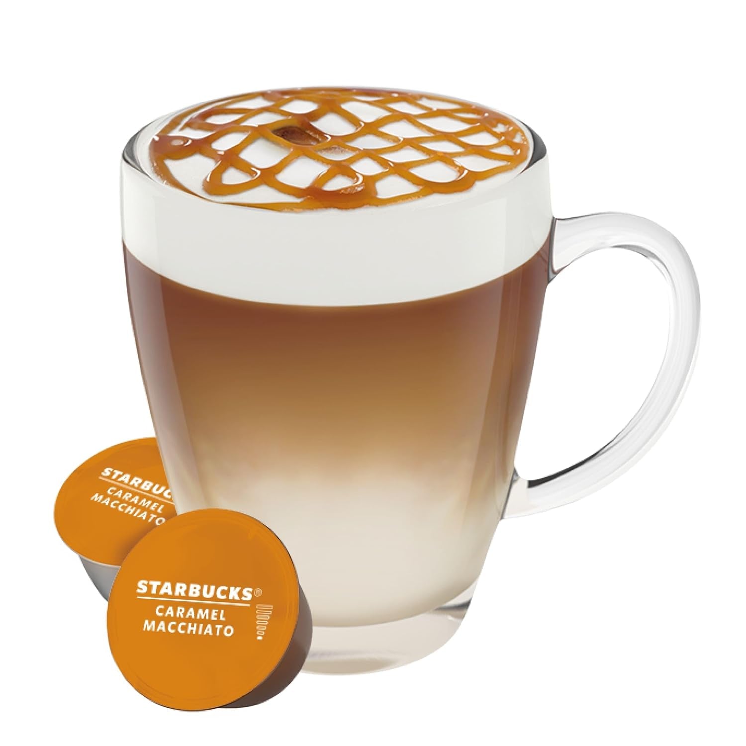 STARBUCKS Caramel Macchiato af Nescafé Dolce Gusto Kaffeekapseln 6 x 12 (72 Kapseln)