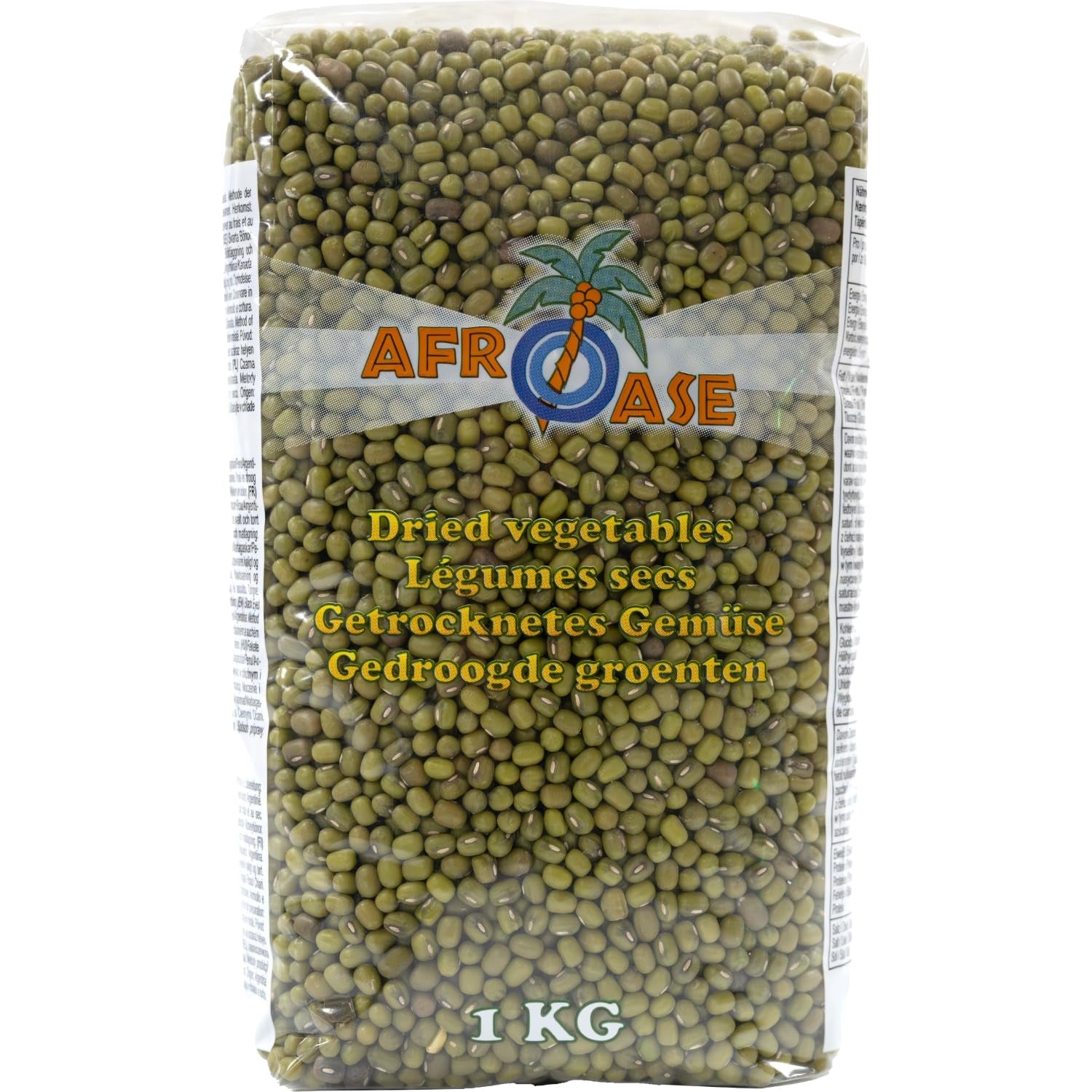 AFROASE - Mung grønne bønner - 1 x 1 kg
