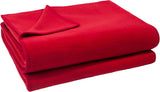 Zoepritz Decke in Der Farbe: Rot, Aus 65% Polyester, 35% Viscose Hergestellt, Grøøe: 160X200 Cm, 103291-235-160X200