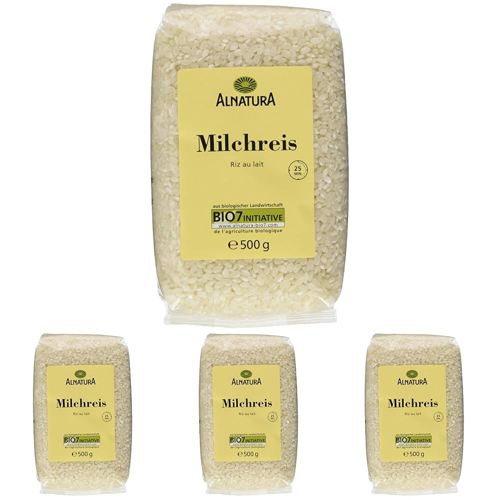 Økologisk risengrød, 500 g (pakke med 4)
