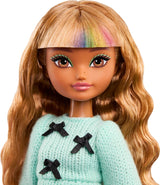 Barbie Dream Besties dukke og tilbehør, Zia modedukke med aftagelige arrangementer og bølget brunt hår, 7-delt hår og måne, JGG36