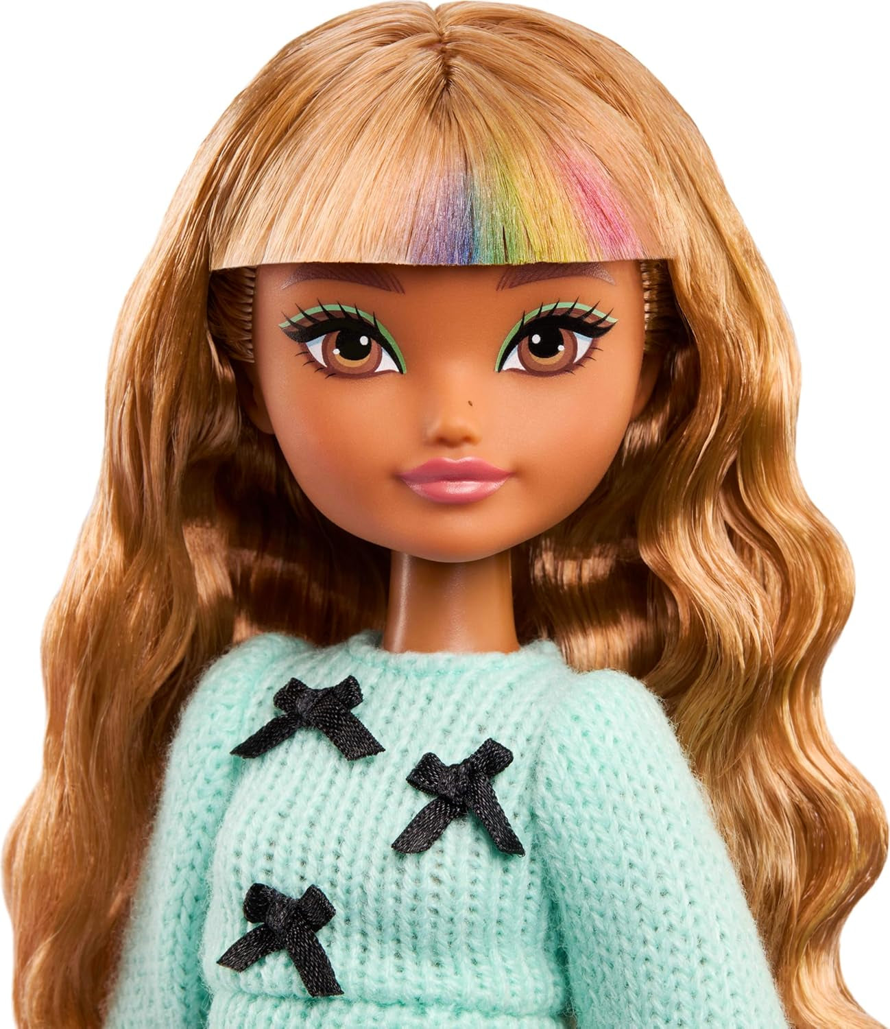 Barbie Dream Besties dukke og tilbehør, Zia modedukke med aftagelige arrangementer og bølget brunt hår, 7-delt hår og måne, JGG36