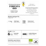 Gorilla Foresta kaffe 6 x 1000g helstristede bønner | Arabica blanding | Portafilter og fuldautomatiske espressomaskiner | Espresso kaffe