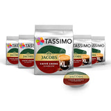 Tassimo Kapseln Jacobs Caffè Crema Classico XL, 5 x 16 puder, 80 Kaffeekapseln