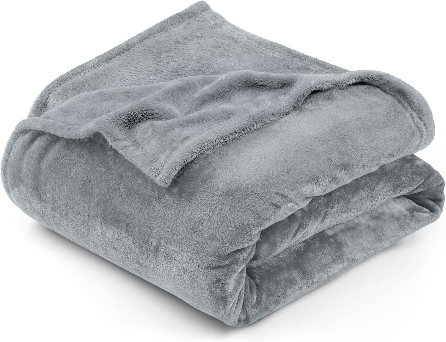 Utopia Sengetøj Kuschelige Fleecedecke [228X228 Cm, Grå] Weiche, Leichte, Varm Flauschige Decke Kuschelige Og Atmungsaktive Decken Für Bett Sofa Sofa
