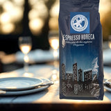 100 % naturlige Arabica-kaffebønner 1 kg – intenst ristet espressokaffe med en blanding af colombiansk og brasiliansk oprindelse – Fair Trade.