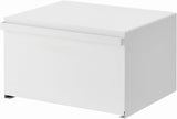 Yamazaki 4352 TOWER Brødkurv, hvid, stål, minimalistisk, 40 x 34,5 x 24 cm Madkasser Naty Shop White One size