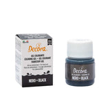 , 9600820 Gel madfarve, Gel madfarve ideel til belægninger og dekorationer, Skaber intense og lyse farver, Fremstillet i Italien, 28 gram, Sort farve.