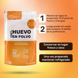 Eipulver aus Freilandeiern (1kg) | Pasteurisiertes Vollei Pulver | Ohne Zusatztoffe | Glutenfri & laktosefri | Vakuumverpackung i Zip-Beutel