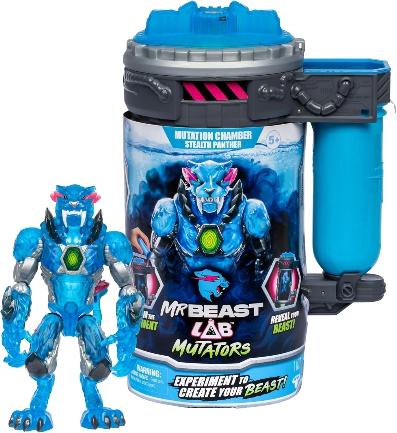 Flyttere; Flyt det ultimative udyr. Oplev og skab Stealth Panther actionfiguren fra Mrbeast. 3 at indsamle, Iconic Panther, Stealth Panther, Metallic Panther Actionfigurer Naty Shop Stealth Panther