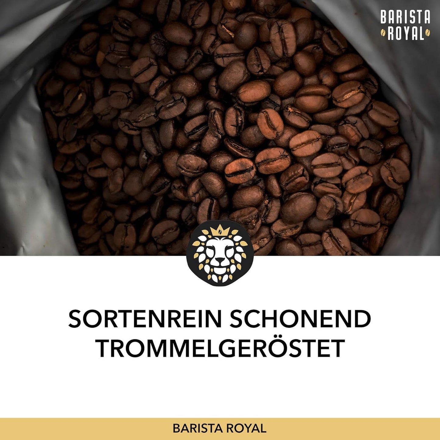 BARISTA ROYAL Bio Espressobohnen 1 kg "Gran Señor" | Frisk Kaffeebohnen direkte fra Honduras | 100% Arabica Espresso ganze Bohnen | Ideel til fuldautomatisk og Siebträger