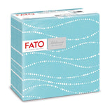 Fato - Tørre papirservietter, airlaid, tekstileffekt, pakke med 50 servietter, 40X40 foldet i 4 format, Tropicana Decor