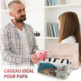 Juratar flanneltæppe til far - gave til fødselsdag, fars dag og jul - 152 X 130 cm Senge og tæpper Besuche den Juratar-Store