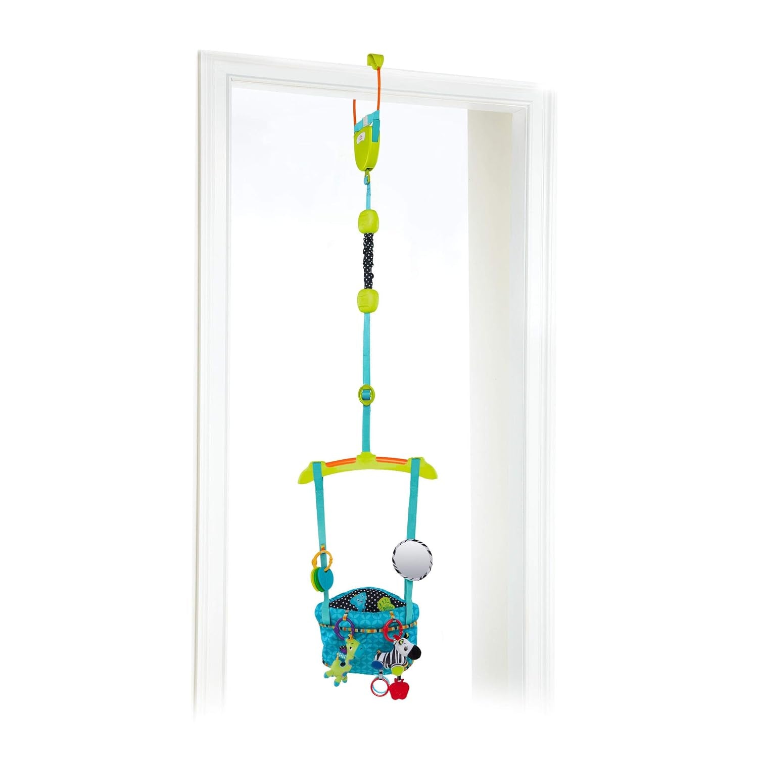 Bright Starts Deluxe dørlåsesæt med sikker og stabil dørrammeklemme og Pampers Sensitive babyservietter, 1200 servietter (15 x 80)