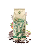 Økologisk espressokaffe, 250 g poser - traditionelt brændt på brænde, håndværk - økologiske premium kaffebønner til automatiske espressomaskiner og portafilter