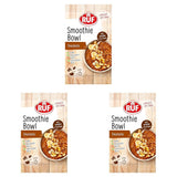 RUF Smoothie Bowl Havre Banannødder Chokolade morgenmadssnack Hurtig og nem vegansk 1 pose x 50 g (pakke med 3)