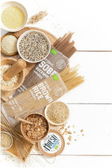 DIET-MAD Bio Buchweizen Soba Nudeln Lebensmittel Pasta Vegan Glutenfreie Lactosefrei Sojafrei Nudeln for Vegetarier og Veganer 250 Gramm