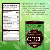 David Rio - Tortoise Green Chai, karton (1 x 398 g)