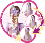 Simba 105733640 - Steffi Love Flower Hair, dukke med ekstra langt hår, inkluderer 6 clips, flettilbehør og kam, 29 cm, i alderen 3+