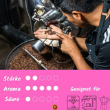 Caffè Økologiske espressobønner 250 g - 100 % økologiske - Ristet på Sicilien - Århundreder gammel håndlavet ristemetode - Premium espressobønner til fuldautomatiske maskiner og portafilter