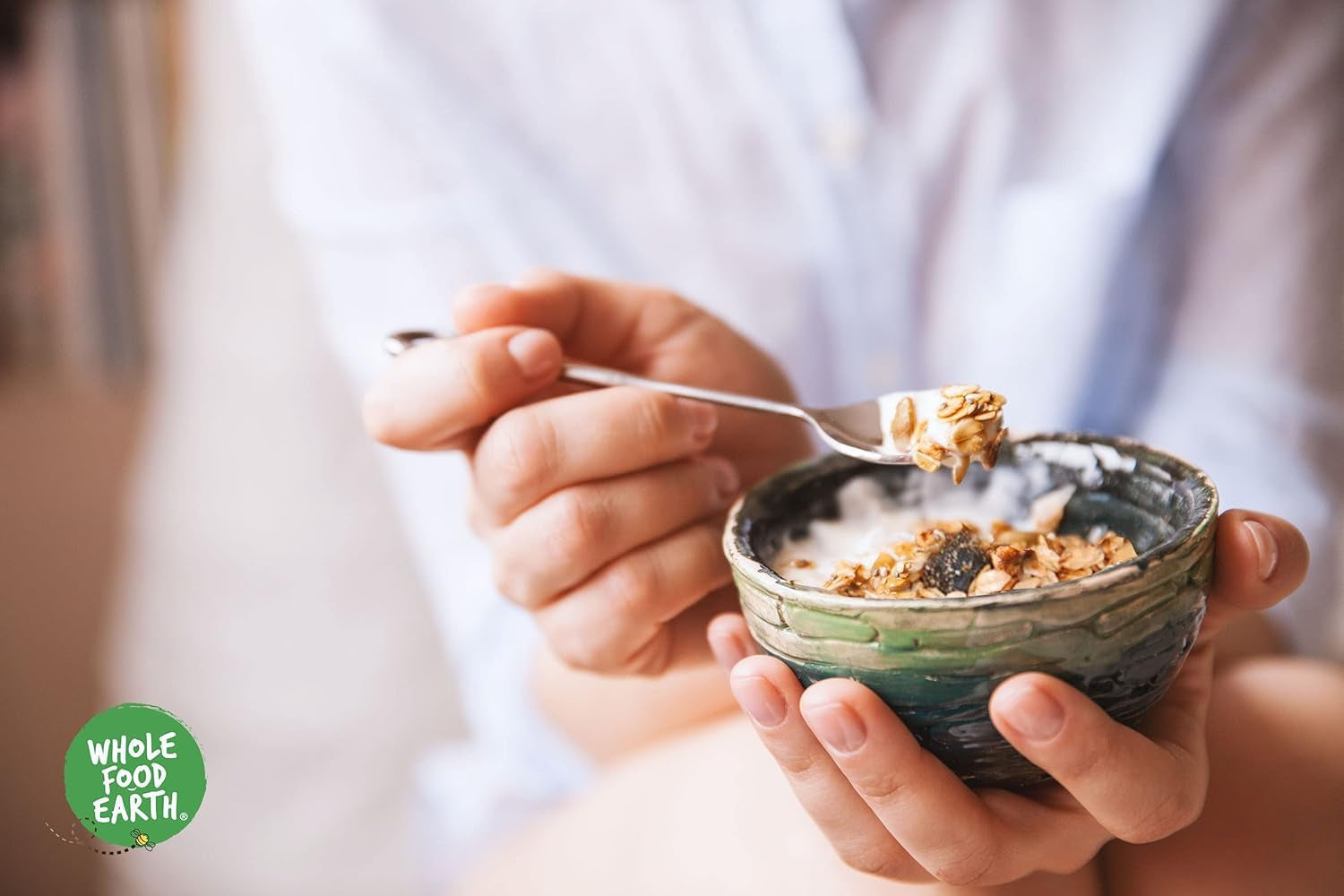 Müsli Deluxe Wholefood Earth - En blanding af flager med tørret frugt, nødder og frø 1 kg | Ikke-GMO | Rig på fibre