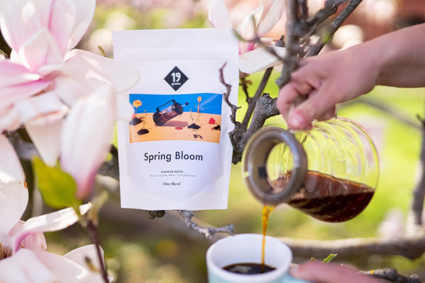 Spring Bloom Filter | 250 g fuldkorn | fair og bæredygtig | friskstegt | kaffebønner 100% Arabica | speciel kaffe | 19 gram Cafe Roastery…