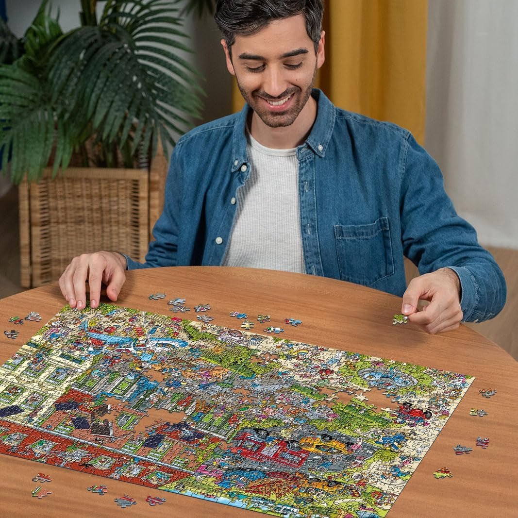 Ravensburger Puzzle 12000723 - The Hotel - 1000 brikker for voksne og børn fra 14 år, Puzzle Naty Shop
