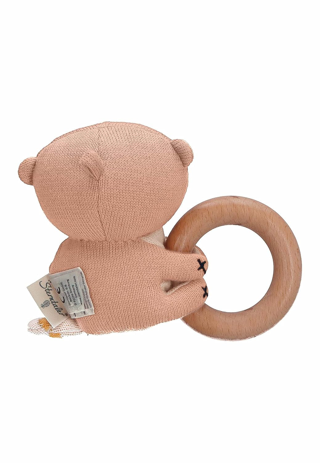 Sterntaler Baby Jungen Greifling Baby Holz Greifling Otti - Babylegetøj, gribelegetøj, gribelegetøj træ gribering til børn - økologisk Bebe Toys Naty Shop