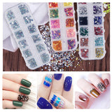 8 Boxen Nail Art Strass Kit - Nail Art Gemischt Strass Set, Nagel Kunst Strasssteine ​​Gems Perlen Edelsteine ​​Bunt Pferdeaugen Strass Für Nageldesign Zubehör Mit 1 Pinzetten Und 1 Strass Picker Für DIY