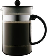 Bodum kaffemaskine 1582-01 bistroNOUVEAU (French Press system, tåler opvaskemaskine), 1,5 liter, sort