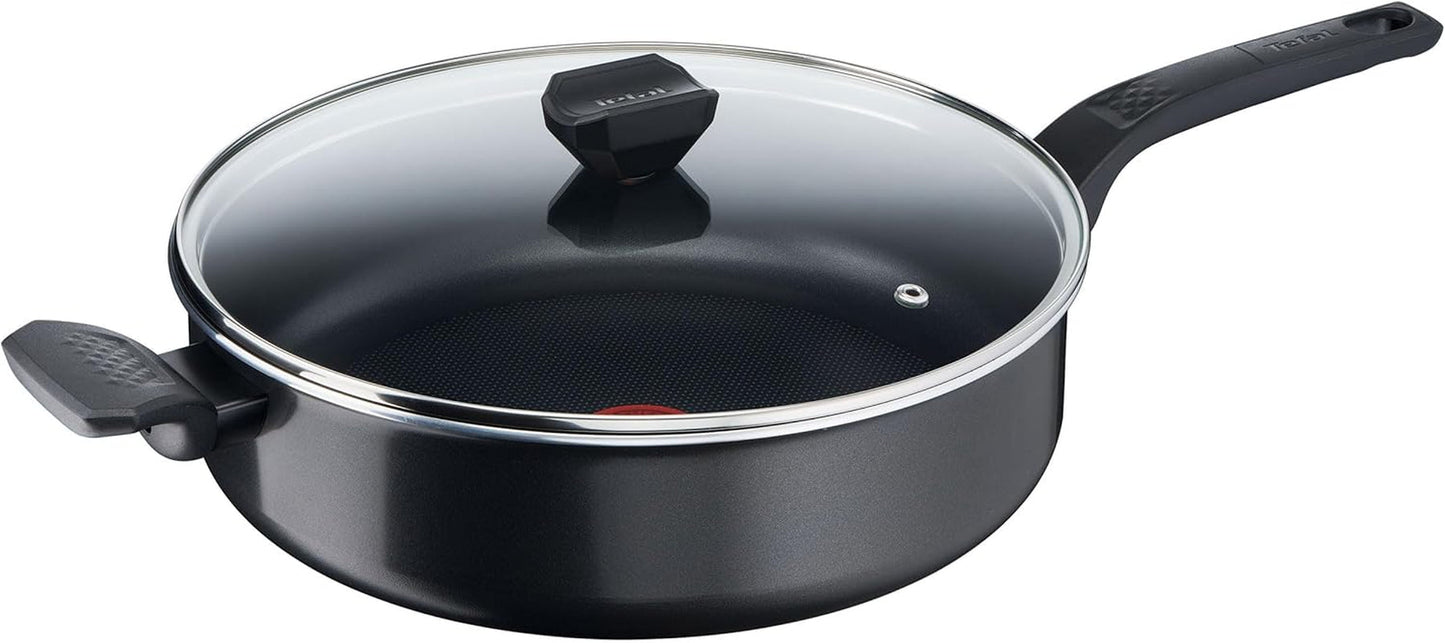 Tefal Easy Cook & Clean, non-stick belægning, temperaturindikator, anbefales ikke til induktion Gryder og pander Naty Shop Pande til madlavning 28 Cm