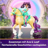 Unicorn Academy AVA og Unicorn Leaf Set - Originale figurer ca. 12 cm høje fra den populære Netflix-serie Med to tilbehør og hårbørster Til fantasifuldt rollespil, for børn fra 4 år og opefter Actionfigurer Naty Shop