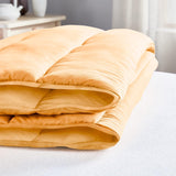 Pikolin Home - Vendbar dyne 300 G - bicolor nordisk fyld - til seng 150 - behagelig, varm, åndbar, blå, 240 X 220 cm Dyner og dyner Naty Shop