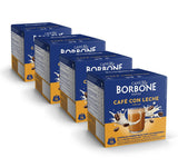 Caffè Borbone Café au Lait - 64 Kapseln - Løsliches Pulvergetränk mit Milchpulver und Instantkaffee - Kompatibel med Kaffeemaschinen der Marke Nescafè®* Dolce Gusto®*