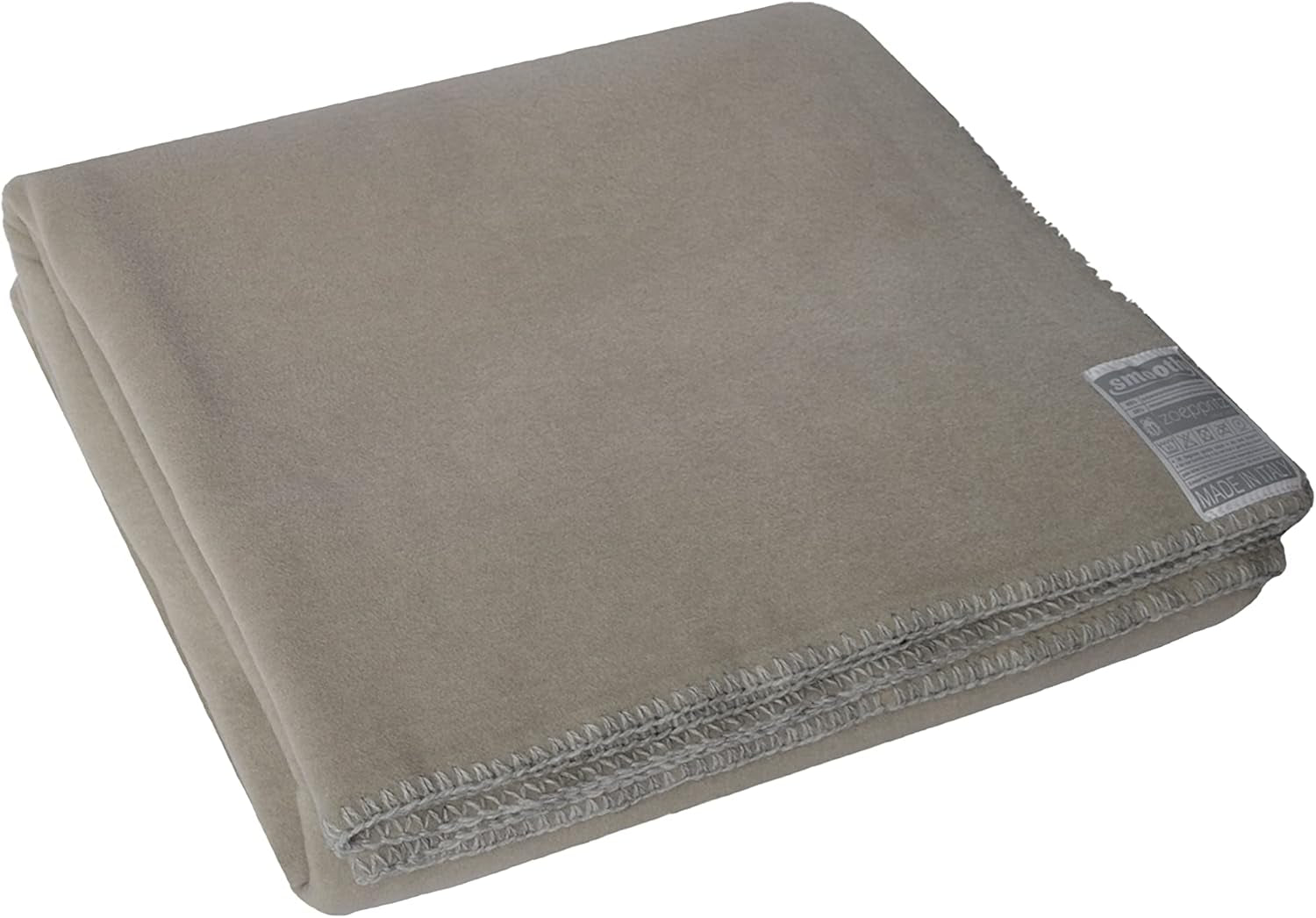 Zoepritz siden 1828 Glat fleece tæppe - Fluffy behagelig polar fleece tæppe - Vegansk - 140X190Cm - 010 Off-White, 010 Offwhite Zoepritz Senge og betræk siden 1828 090 Clay 140X190Cm