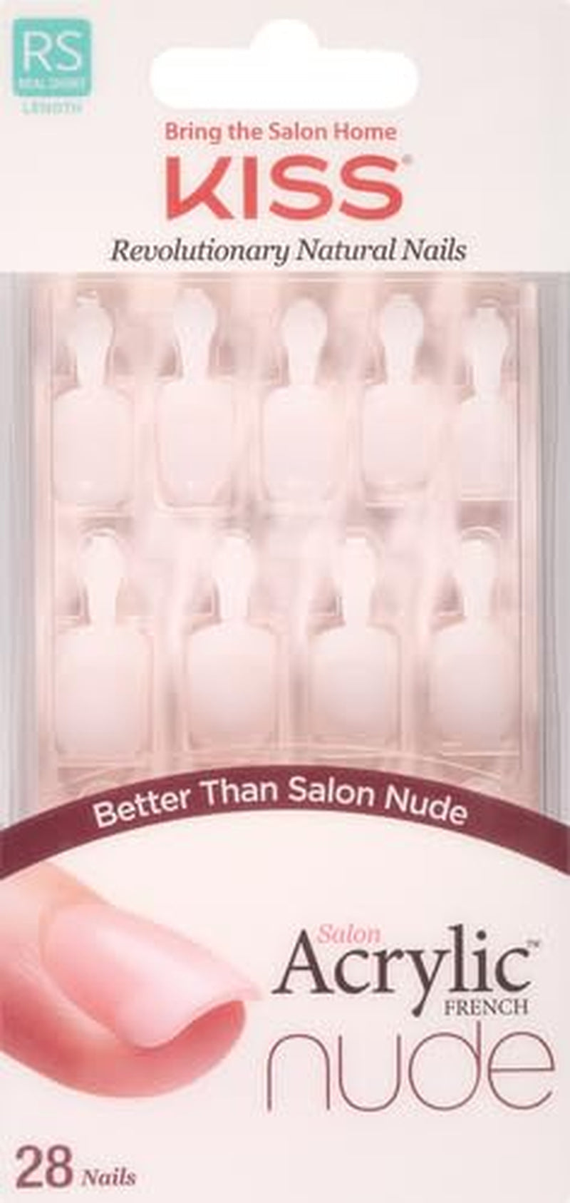 Kiss Nude Nails Amazing Nails (pakke med 2)