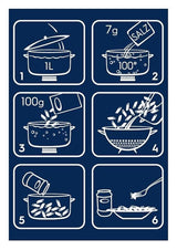 Pasta Barilla Classic Fusilli no. 98, af højkvalitets hård hvede, altid al dente, 1 kg