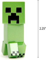 Jada Toys Minecraft figursæt (4 stykker) lavet af metal - Minecraft Caves & Cliffs Samlefigurer (Steve, Alex, Creeper og Warden) Til spillere og samlere 8+ 6 cm hver Action Figurer Naty Shop