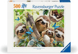 Ravensburger Puslespil 12000203 - Sloth Selfie - puslespil 500 brikker til voksne og børn over 10 år, puslespil med dyremotiv Puslespil Naty Shop