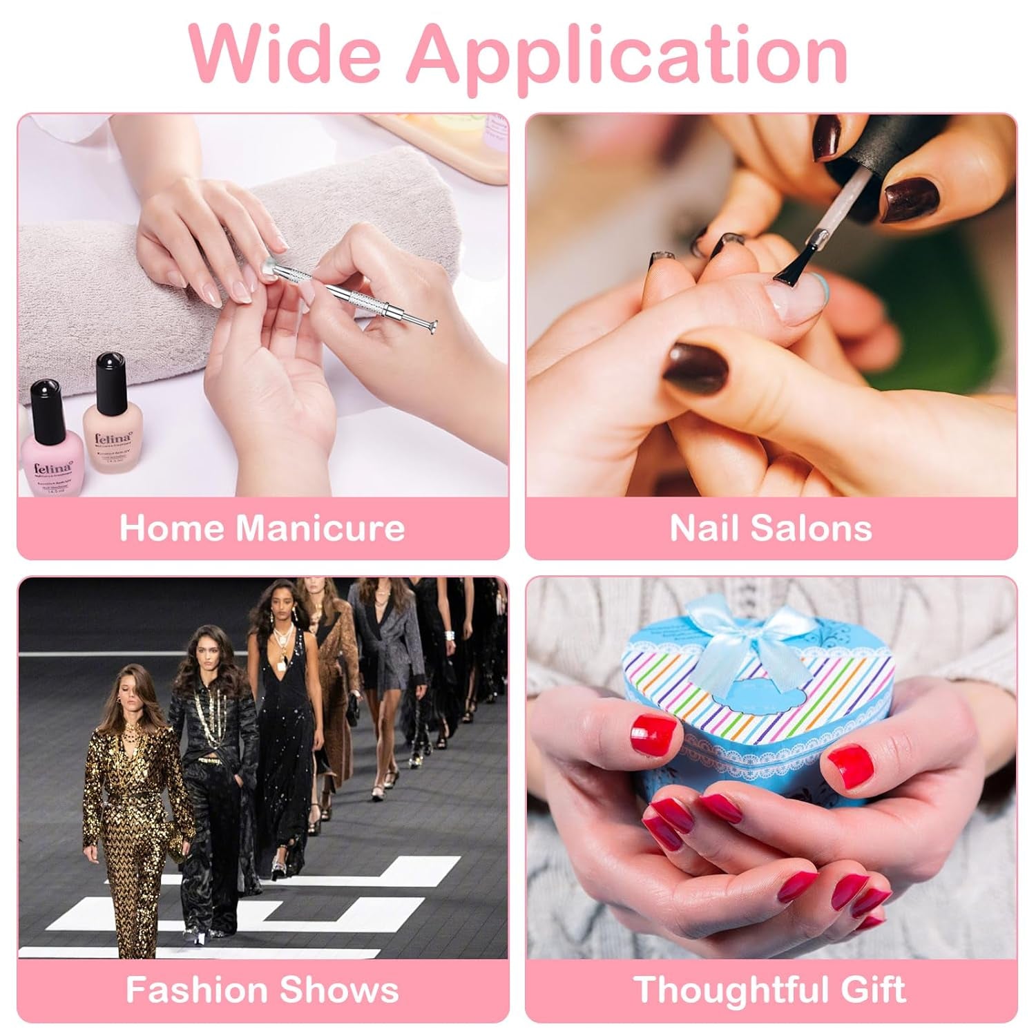 100Stks Latexfrei Nailart Schwämme, Ombre Nagelschwammpinsel, Nagelschwamm Mit Metallgreifer 100 Blatt Nailart-Mischpapier Austellungsbox, Maniküre Schwamm Applikator Für Farbverlauf Nailart