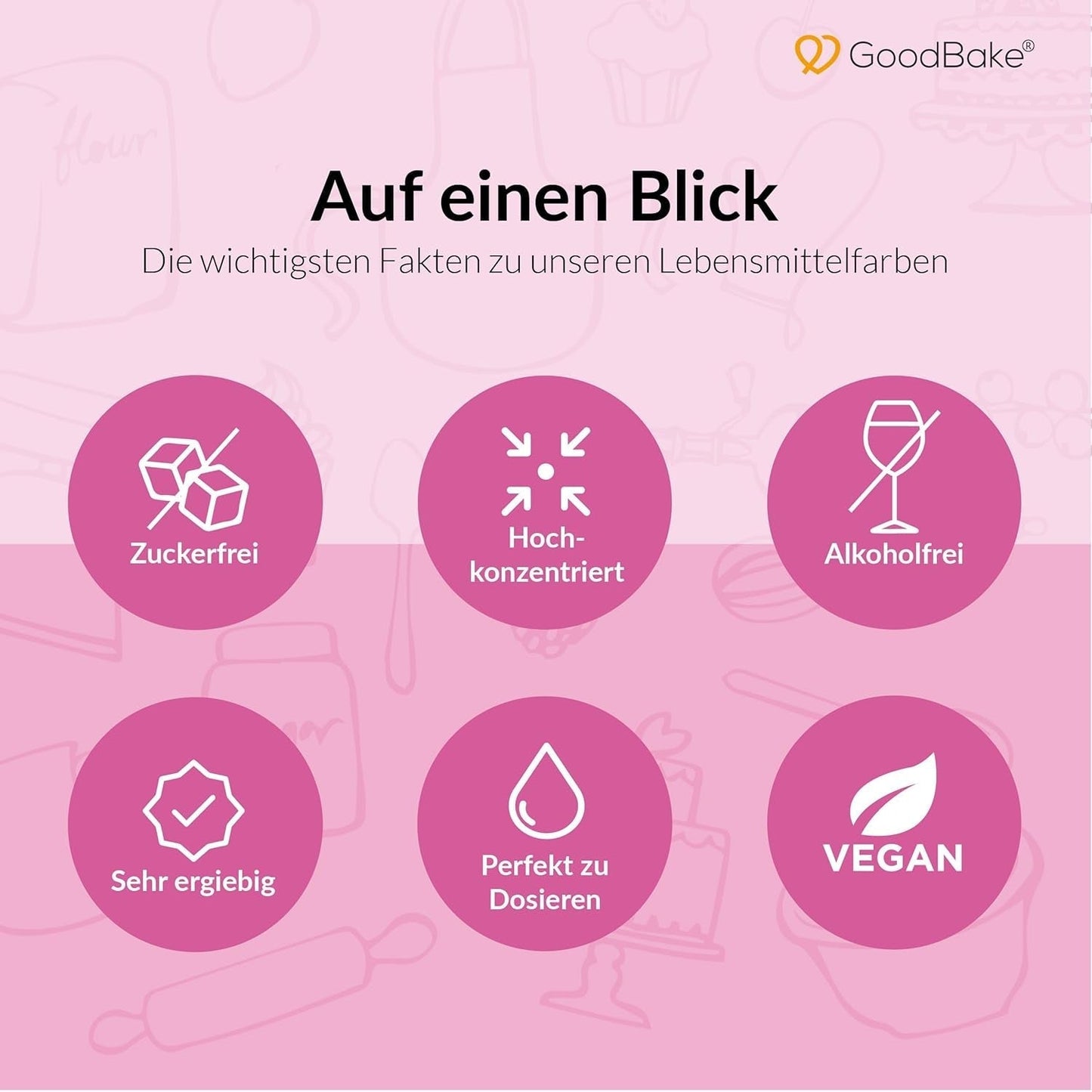 Goodbake Pastel Sand Beige Food Coloring (11ml) - High Dose Food Coloring - Til farvning af kager, fondant, smørcreme, macarons, drinks, slim og mange andre ting. 100% vegansk
