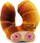 Croissant nakkepude og sovemaske, Orange Naty Shop rejsepuder