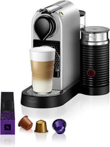 Espressomaskine med Nespresso kapsler XN761B Citiz&Milk | Automatisk standby-tilstand | 1260 watt | Vandbeholderkapacitet: 1 l | Pumpetryk: 19 bar | Sølv