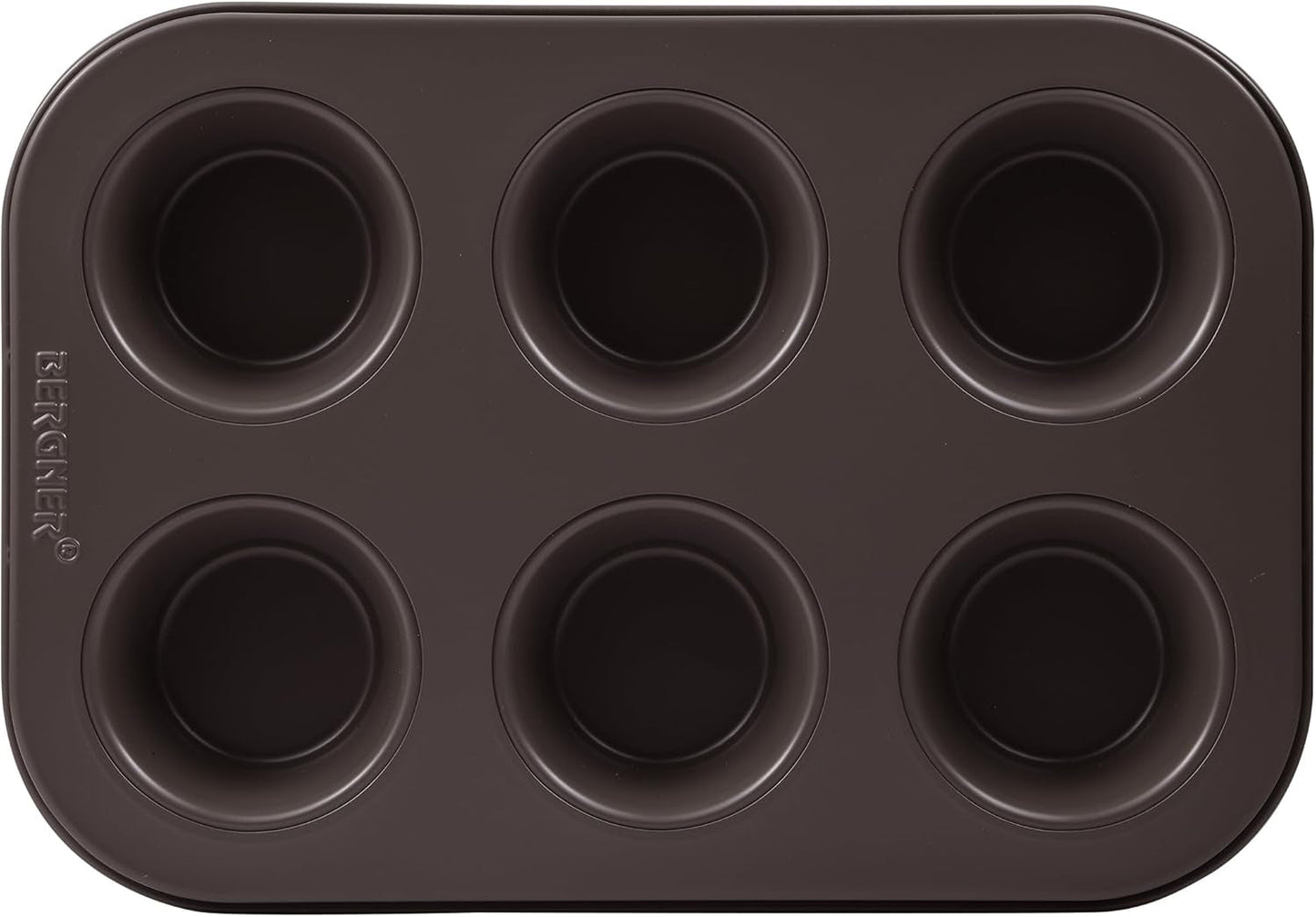 BERGNER BAKING LOVERS - Sæt Von 2 X 6 Kop Muffinformen - Kohlenstoffstahl Mit Ilag Essential, PFOA Frei, Leicht Zu Reinigen Forme og bakker til bagning Naty Shop