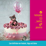 DECOCINO pink farvepasta - 20 g - Madfarve, ideel til farvning af kager, fondant og cremer - Fri for azofedtsyrer og gluten